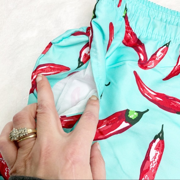 ❗️LAST PAIR❗️ Jake Austin Hot Pepper Swim Trunks - Picture 3 of 6